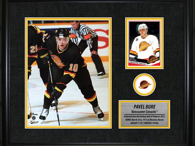 Pavel Bure 12.5×15 Photo Card Framed
