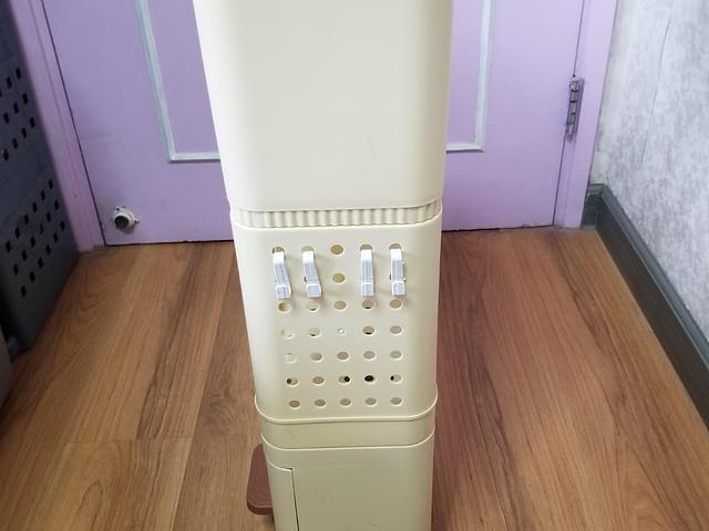 Plastic storage box with dustbin