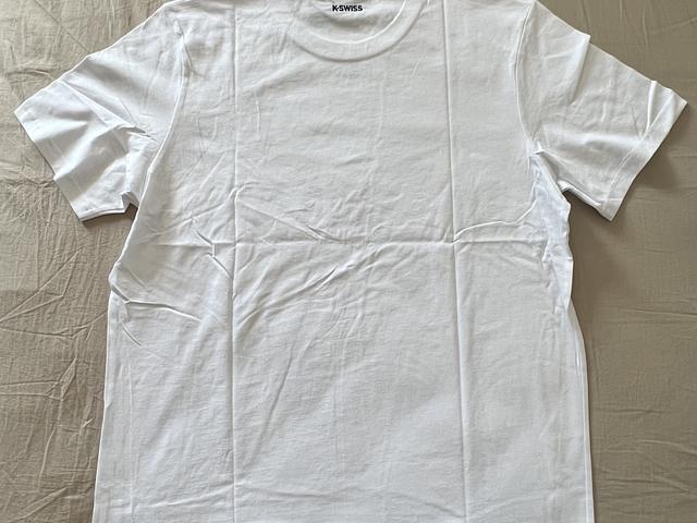 【K•SWISS】White T-shirt (NEW) 