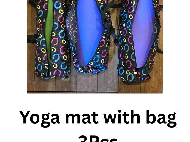 Yoga mat with bag