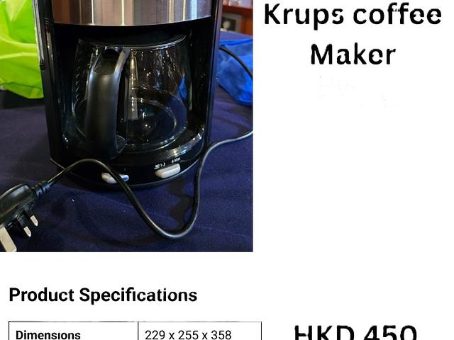 Krups Coffee Maker