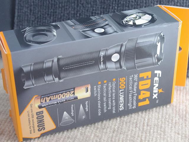 LED flashlight (Brand and model: Fenix FD41)