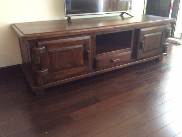 Wooden Teak TV Bench 