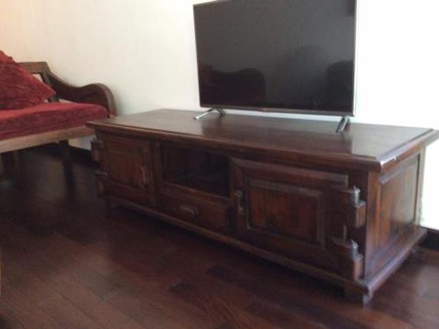 Wooden Teak TV Bench 