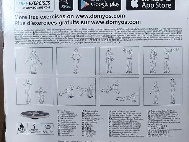 Toning balance board