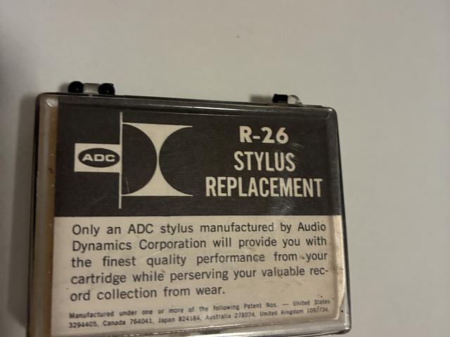 ADC R-26 stylus replacement