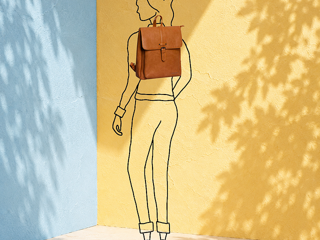Smart Backpack (Cognac)