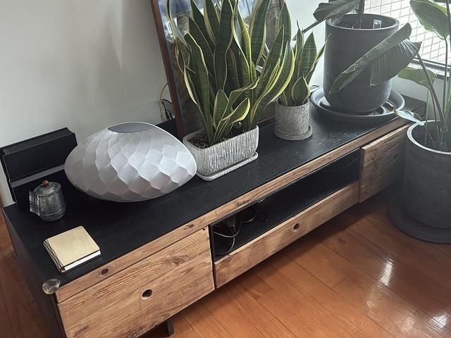 Nordic Solid Pine TV Stand 