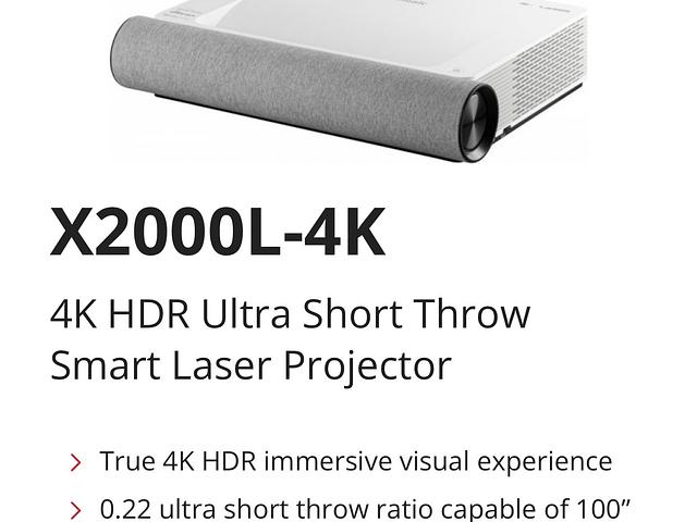 Ultra Short Throw Projector