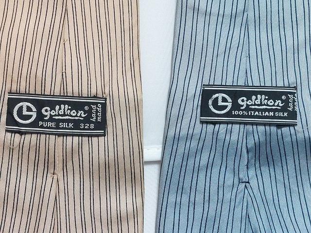 金利來 GOLDLION 復古手工純絲領呔 (義大利絲