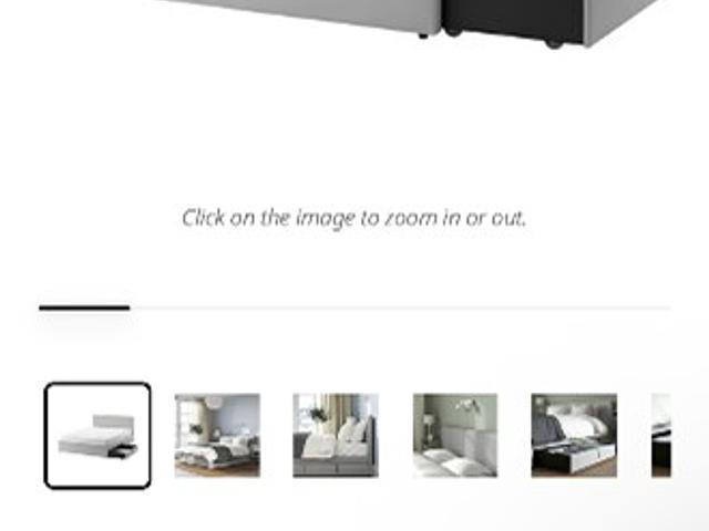 IKEA GLADSTAD Queen Size bed with Mattress 