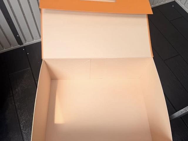Louis Vuitton LV orange big box decoration storage