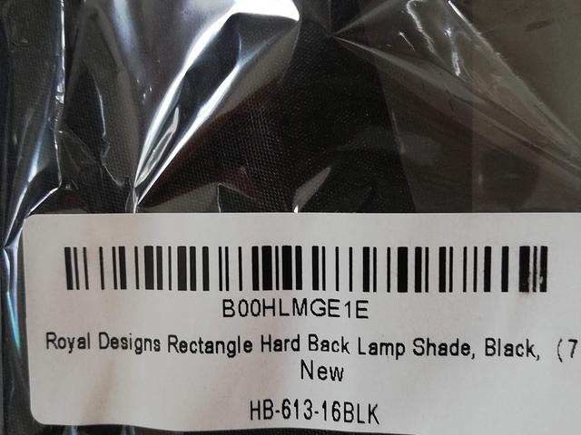 Rectangle Hardback Lampshade  (set of 2) 