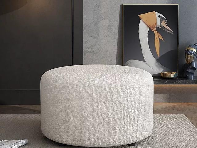  White ottoman - 60cm * 35cm 