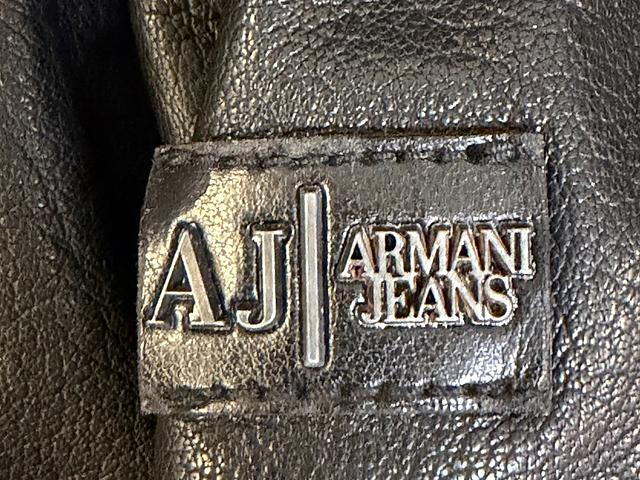 Armani Jeans genuine leather jacket Men