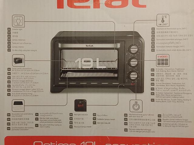 Tefal Optimo 19L convection oven
