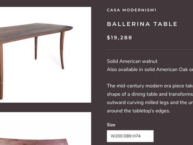Ballerina - American Wallnut