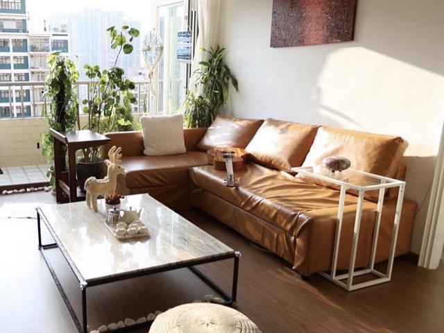 Ikea L shape sofa bed, new covers