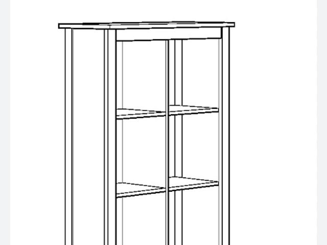 Rare Discontinued IKEA TOMNÄS White Shelving Unit