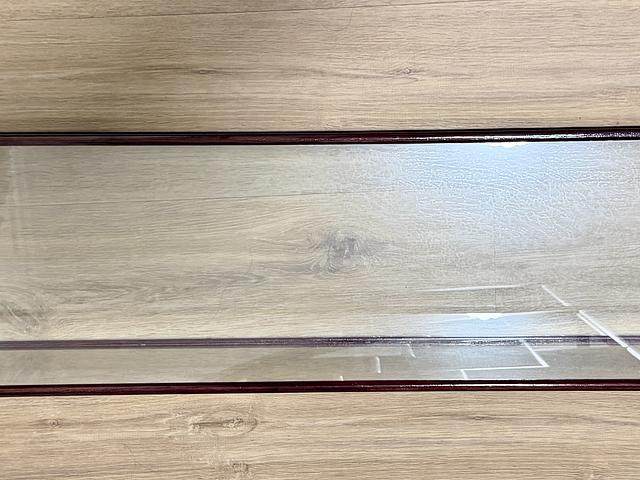 A large glass display cabinet 