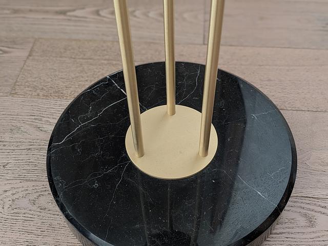 Modern Luxury Brass & Marble Coat Stand 