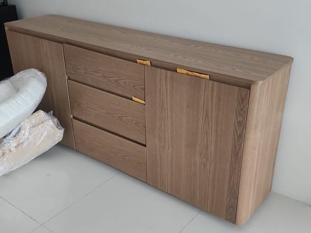 Wooden sideboard cabinet 180x40x80cm