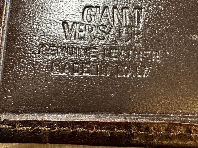 Gianni Versace leather key pouch 