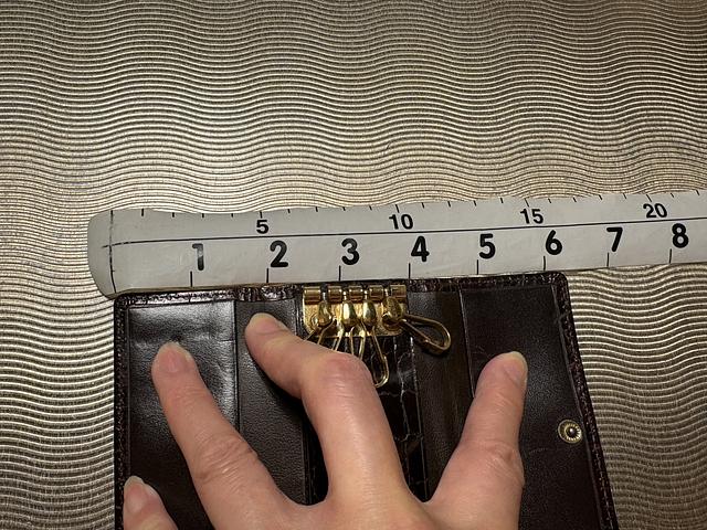 Gianni Versace leather key pouch 